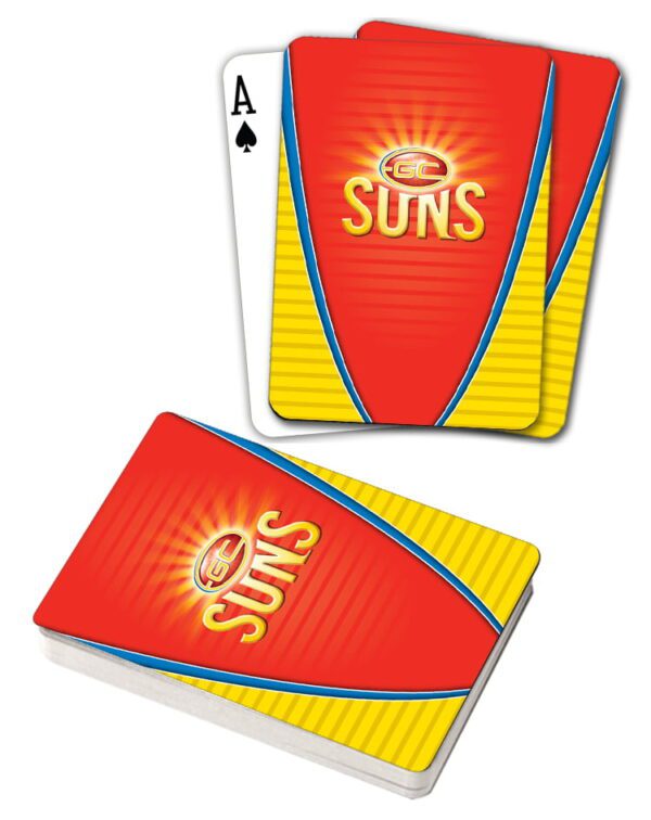 Gold Coast Suns AFL Deck Playing Cards Poker Cards