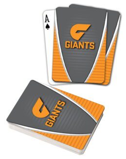 Greater Western Giants AFL Deck Playing Cards Poker Cards