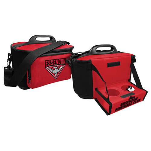Essendon Bombers AFL Lunch Cooler Bag With Drink Tray Table