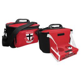 St Kilda Saints AFL Lunch Cooler Bag With Drink Tray Table