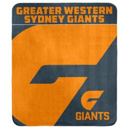 Greater Western Giants AFL Polar Fleece Rug Blanket