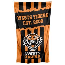 Wests Tigers NRL Cape wall Flag Banner