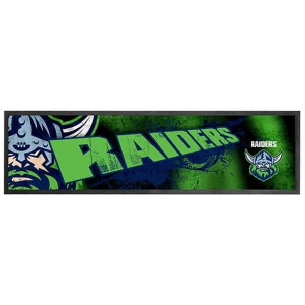 Canberra Raiders NRL Bar Mat Runner Team Logo