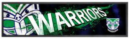 New Zealand NZ Warriors NRL Bar Mat Runner Team Logo