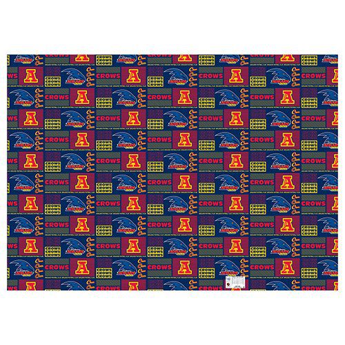 Adelaide Crows AFL Gift Wrapping Paper School Book Covering