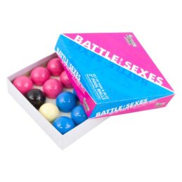Battle of the Sexes Blue and Pink Pool Snooker Billiard Table Balls