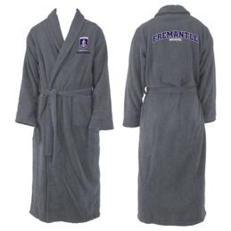 Fremantle Dockers Freo AFL Adult Polyester Dressing Gown Bath Robe