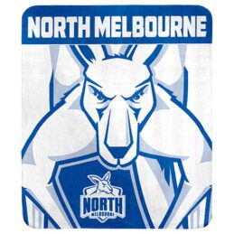 North Melbourne Kangaroos AFL Polar Fleece Rug Blanket