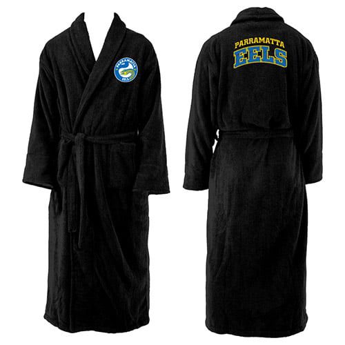 Parramatta Eels NRL Adult Polyester Dressing Gown Bath Robe