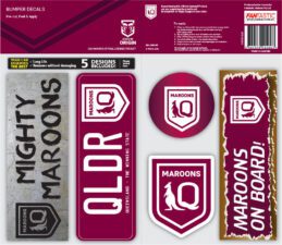 State of Origin QLD Queensland Car Bumper Sticker DECALS Stickers