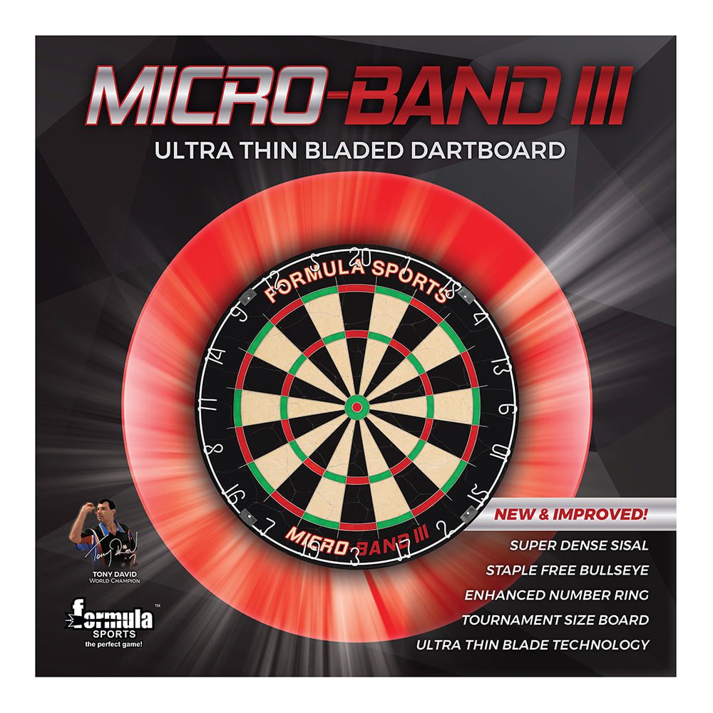 NEW FORMULA Micro Band 3 Dart Board