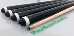 4x 2-Piece Eco Pool Billiard Snooker Cue 57" Cues 9mm Screw Tip
