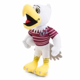 Manly Warringah Sea Eagles NRL Mascot Plush Toy Official Licensed Supporter Collectible Gift