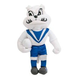 Canterbury Bulldogs NRL Plush MASCOT Teddy Bear Sublimated Embroidered