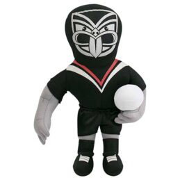 New Zealand NZ Warriors NRL Plush MASCOT Teddy Bear Sublimated Embroidered