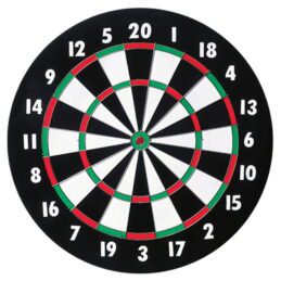 Formula Sports Family Dart Board Game 15 inch 6 x Darts Target Game on Back