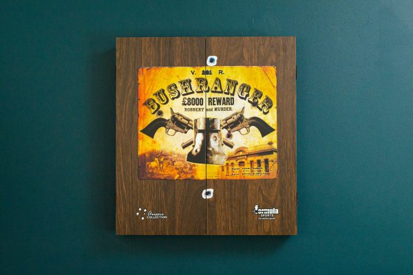 Ned Kelly Bush Ranger Dart Board Cabinet - Image 6