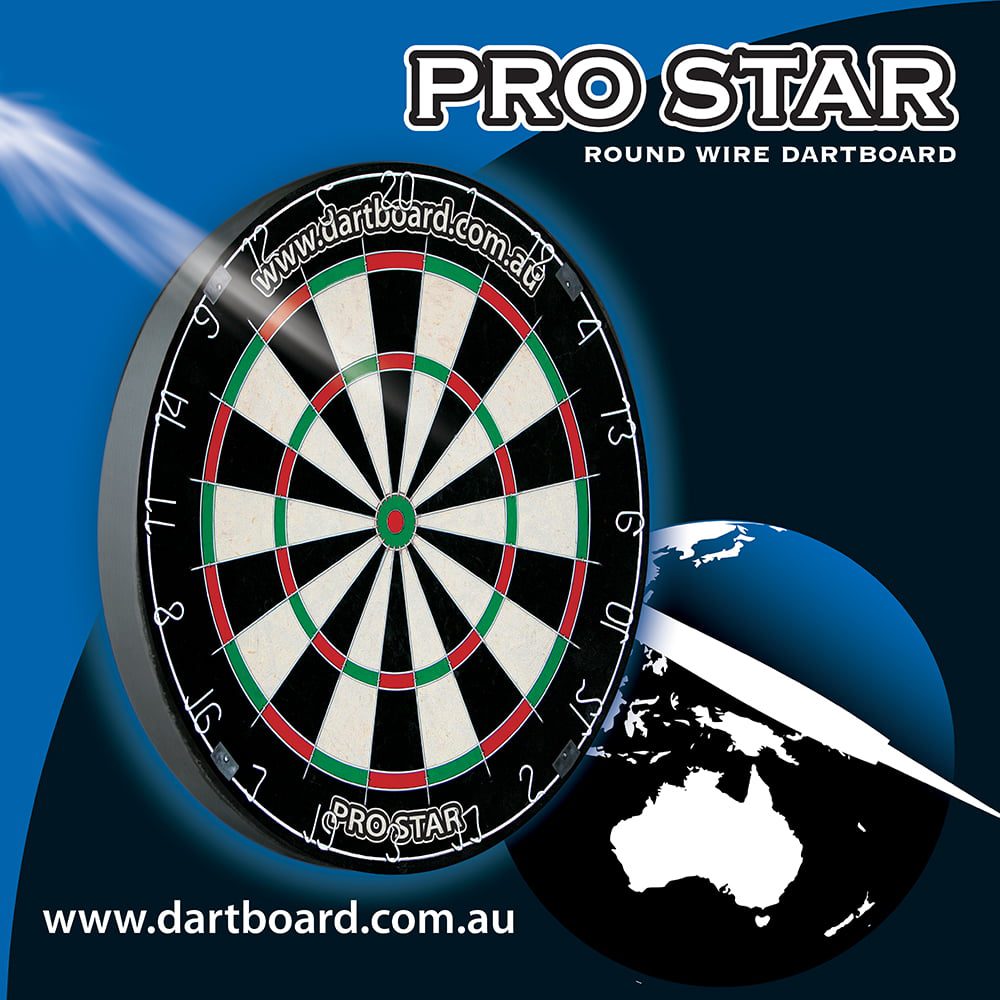 Pro Star Genuine Bristle Dart Board + Winmau Blade 6 Pro Line Surround + Darts 5 Pro Star Genuine Bristle Dart Board + Winmau Blade 6 Pro Line Surround + Darts - Image 5