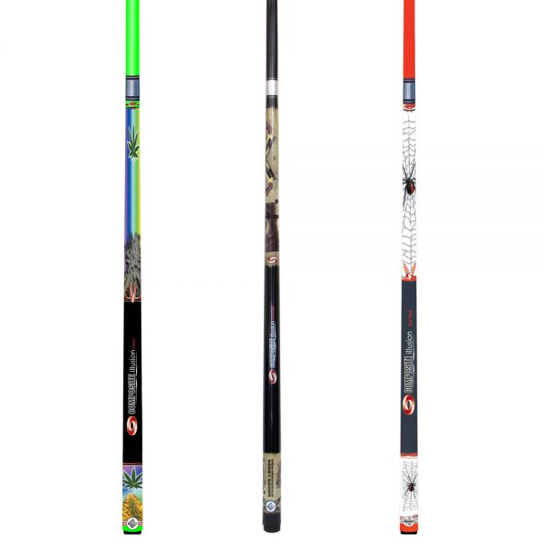 Pool Snooker Billiard Cue Redback Spider Illusion Graphite Web Deadly - Image 8