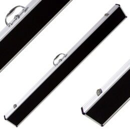 Aluminium 3/4 Pool Snooker Billiard Cue Case (Holds 2 cues)