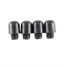 Pool Snooker Billiard Table Ebonite Toe Toes Tips x 4 Black ends for rests spiders