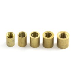 Pool Snooker Billiard Cue Tip Brass Ferrule 10mm (2 x Glue on Type)