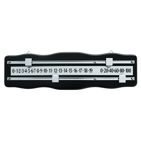 Pool Billiard Table Snooker Scoreboard BLACK and CHROME