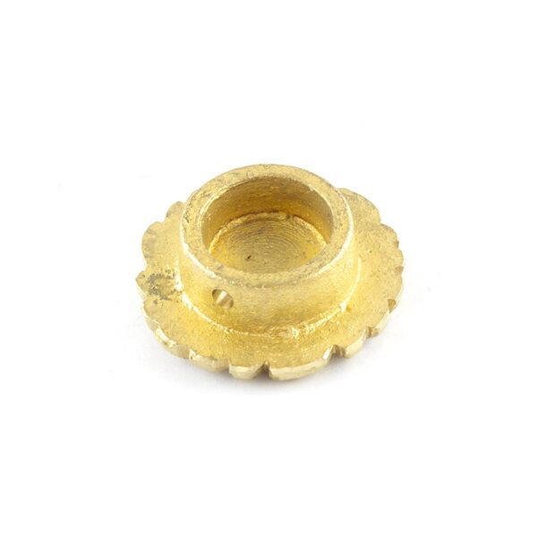 Pool Snooker Billiard Table Rail Buttons Brass Flower - Image 2