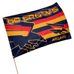 Adelaide Crows AFL Aussie Rules GAME DAY Pole Flag Banner