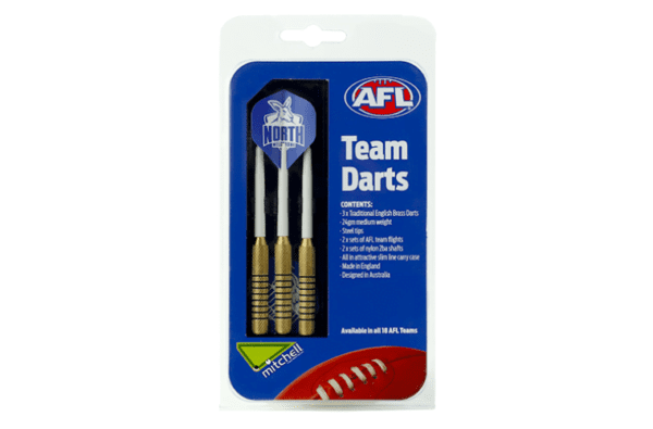 North Melbourne Kangaroos AFL Team Darts Set