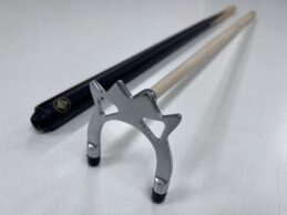 WOODEN MAPLE Pool Snooker Billiard Cue Satin Chrome SPIDER