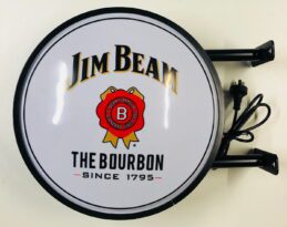 Jim Beam Bourbon Beer Bar Lighting Wall Sign Light LED