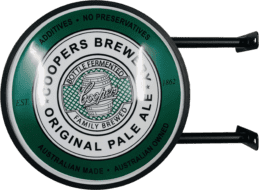 Coopers Brewery Original Pale Ale Green Beer Bar Lighting Wall Sign Light LED
