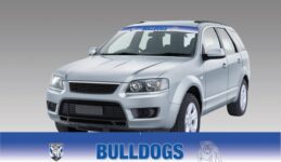 Canterbury Bulldogs Logo NRL Car Windscreen Sun Visor Sticker Decal