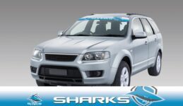 Cronulla Sharks Logo NRL Car Windscreen Sun Visor Sticker Decal