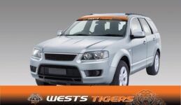 Wests Tigers Logo NRL Car Windscreen Sun Visor Sticker Decal
