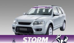 Melbourne Storm Logo NRL Car Windscreen Sun Visor Sticker Decal