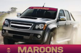 State of Origin QLD Queensland Maroons Car Windscreen Sun Visor Sticker Decal