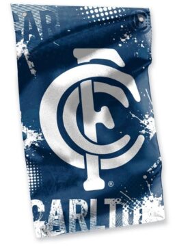 Carlton Blues AFL Aussie Rules Football Cape Wall Flag Banner