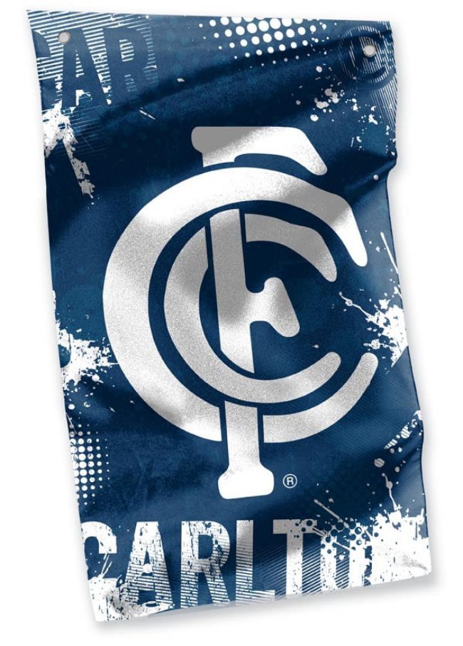 Carlton Blues AFL Aussie Rules Football Cape Wall Flag Banner