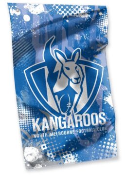 North Melbourne Kangaroos AFL Aussie Rules Football Cape Wall Flag Banner