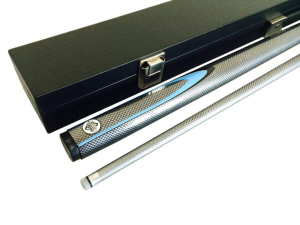 NEW SILVER COMP 57 Inch Graphite Pool Snooker Billiard Cue and Black Case