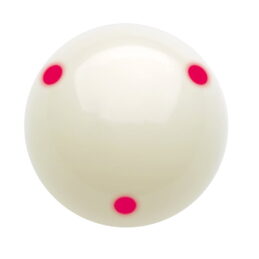 Measle White Pool Snooker Billiard Table Cue Ball 2 inch Red Spot