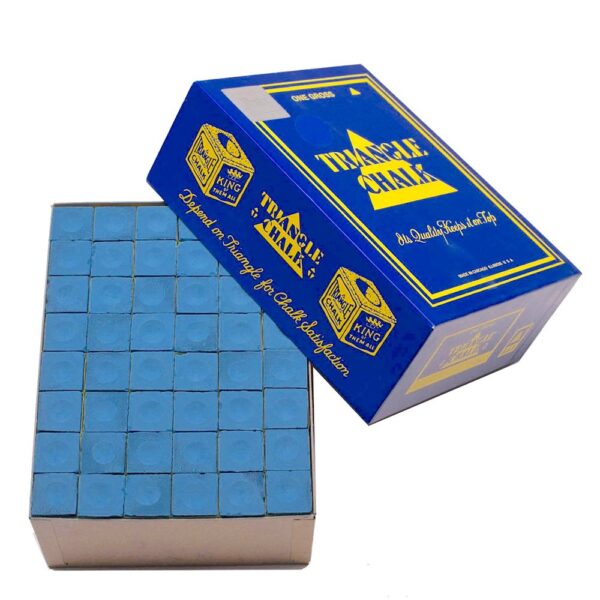 Quality TRIANGLE BULK Pool Snooker Billiard Table Cue Chalk Blue 144 Cubes