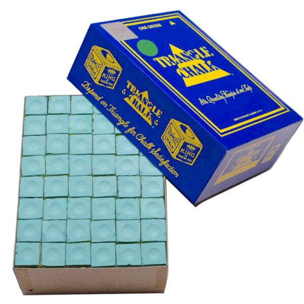 Quality TRIANGLE BULK Pool Snooker Billiard Table Cue Chalk Green 144 Cubes