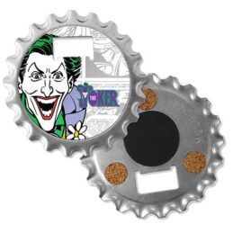 Batman "THE JOKER" Bottle Opener Fridge Magnet Cork Back Coaster