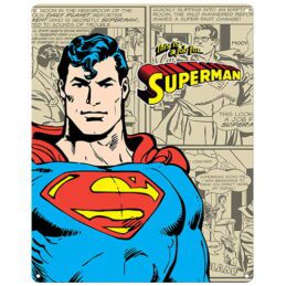 SUPERMAN Large Tin Wall Sign
