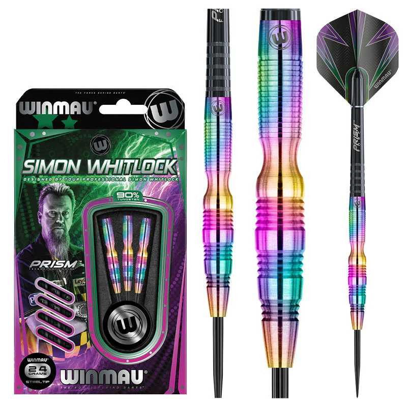 WINMAU Simon Whitlock Oil Slick URBAN GRIP 90% Tungsten Darts 8 WINMAU Simon Whitlock Oil Slick URBAN GRIP 90% Tungsten Darts - Image 8