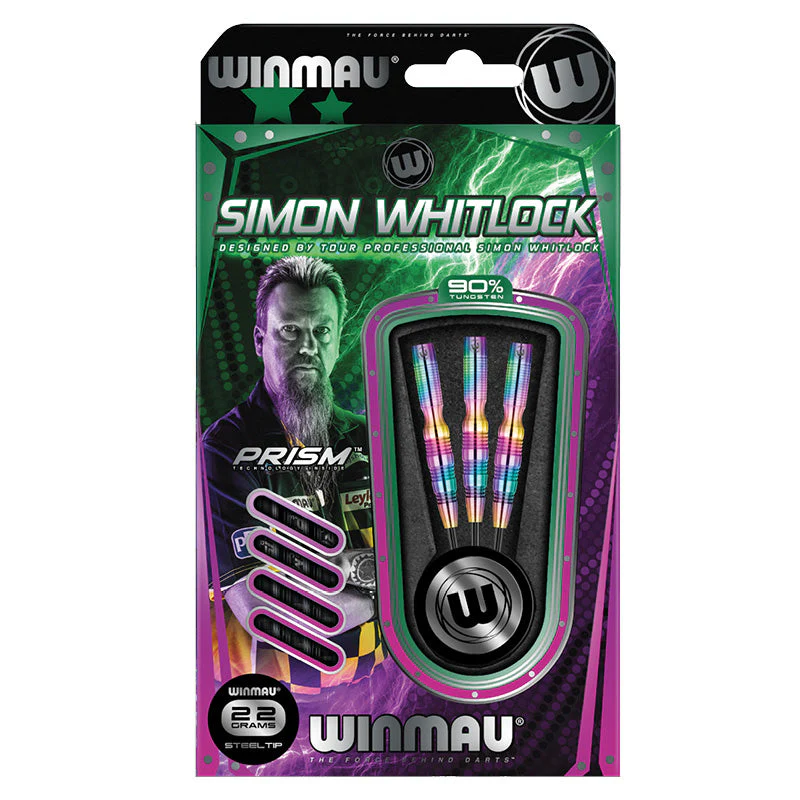 WINMAU Simon Whitlock Oil Slick URBAN GRIP 90% Tungsten Darts 5 WINMAU Simon Whitlock Oil Slick URBAN GRIP 90% Tungsten Darts - Image 5