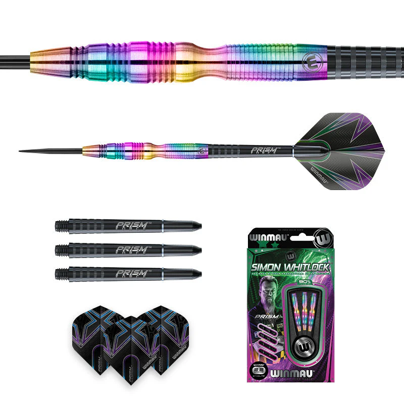 WINMAU Simon Whitlock Oil Slick URBAN GRIP 90% Tungsten Darts 6 WINMAU Simon Whitlock Oil Slick URBAN GRIP 90% Tungsten Darts - Image 6